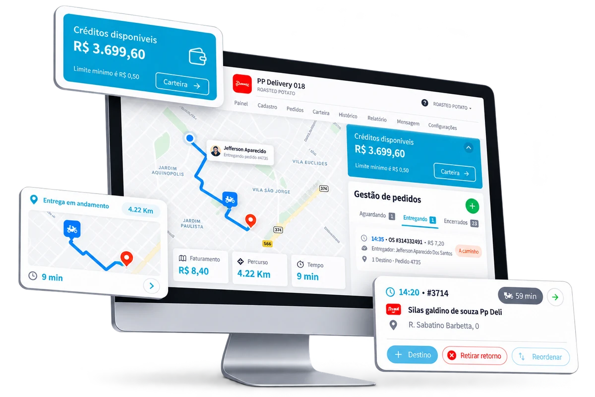 Painel do parceiro PP Delivery
